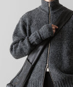 画像をギャラリービューアに読み込む, VEIN ヴェインのSHAGGY KNIT DRIVERS JACKET - X.GRAYの公式通販サイトsession福岡セレクトショップ
