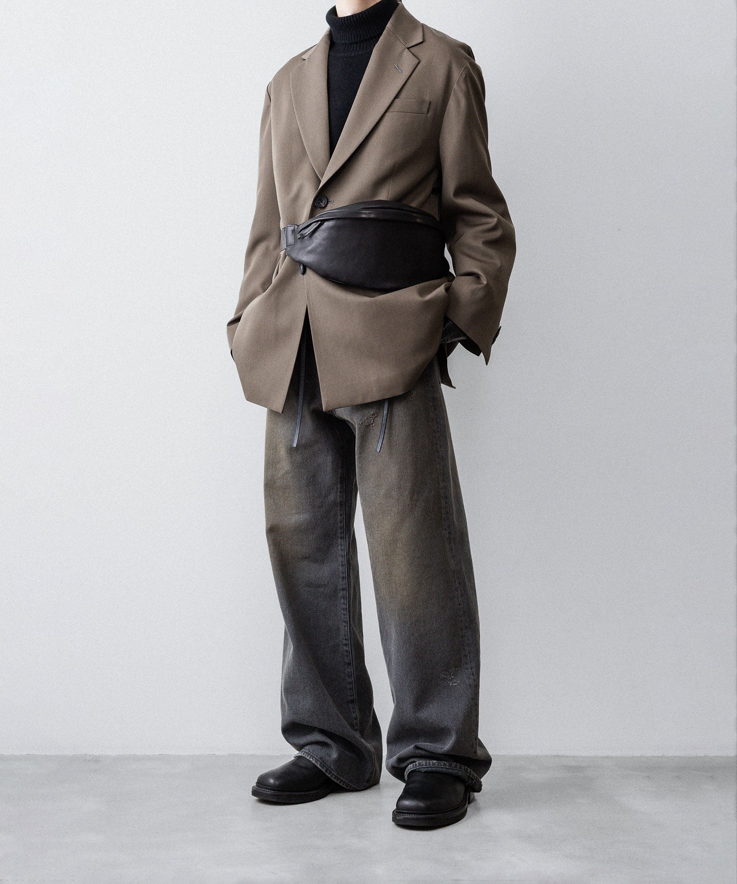 ssstein(シュタイン)のOVERSIZED SINGLE BREASTED LONG JACKET - DARK BEIGEの公式通販サイトsession福岡セレクトショップ