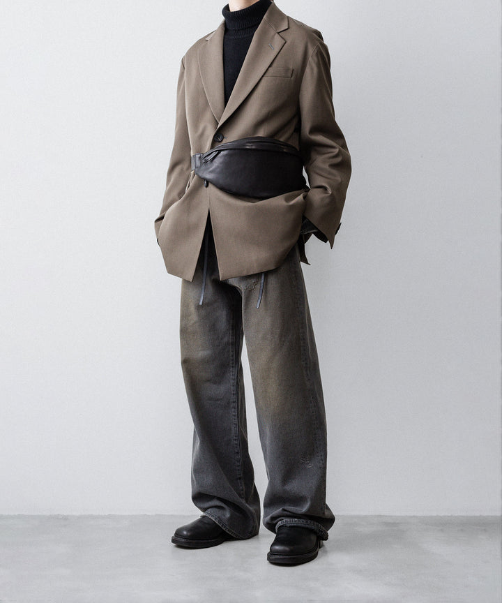ssstein(シュタイン)のOVERSIZED SINGLE BREASTED LONG JACKET - DARK BEIGEの公式通販サイトsession福岡セレクトショップ