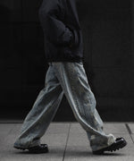 画像をギャラリービューアに読み込む, 【ssstein × UMBRO】DEFORMATION WIDE DENIM JEANS - INDIGO
