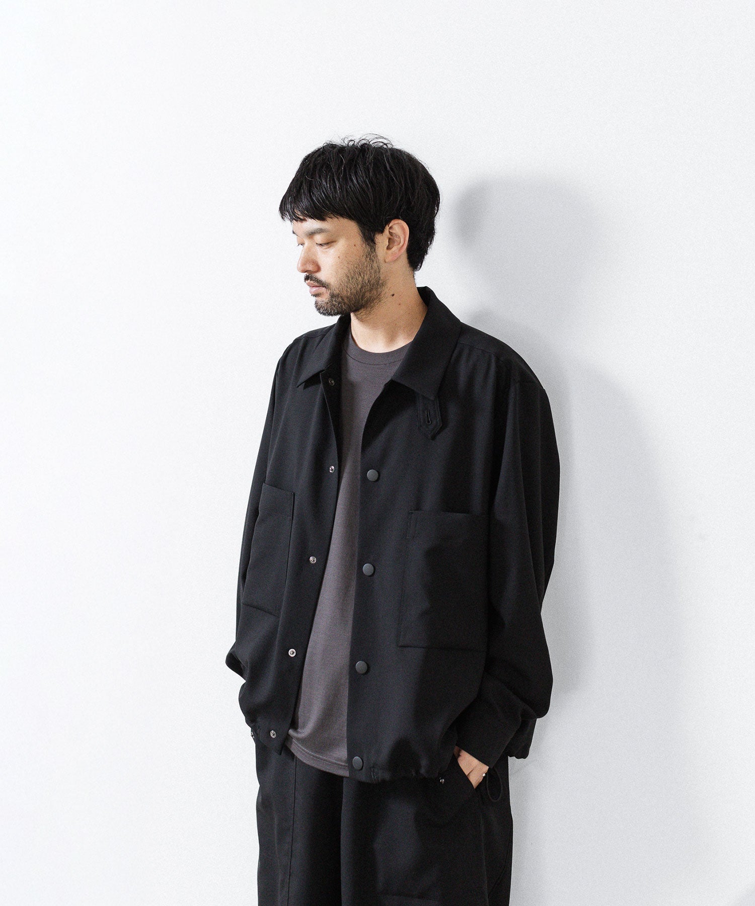 UJOH】DRAW CORD SHIRT - BLACK | 公式通販サイト session(セッション)