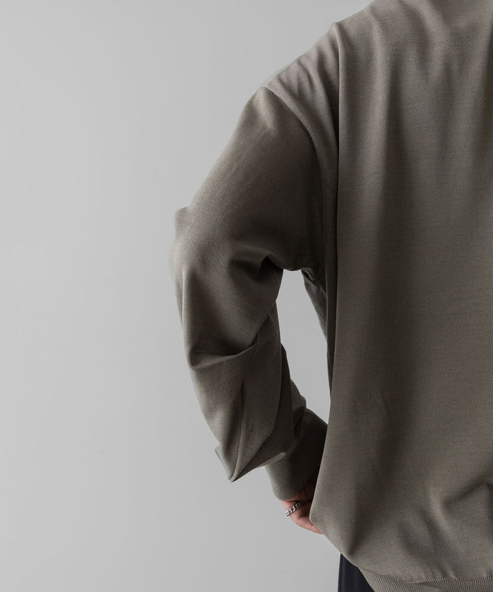 ssstein(シュタイン)のWOOL SILK KNIT TUCKED LS - GREIGEの公式通販サイトsession福岡セレクトショップ