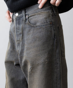 ssstein / シュタイン】LOOSE DENIM JEANS - GREY | 公式通販サイト