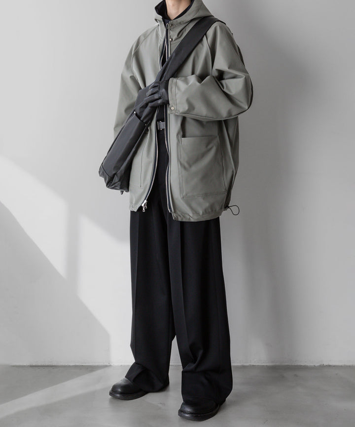 【stein】シュタイン24ss REVERSIBLE HOODED COAT - DARK NAVY sessionセッション福岡セレクトショップ 公式通販サイト