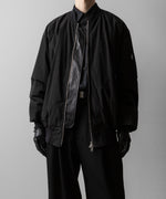 画像をギャラリービューアに読み込む, ssstein(シュタイン)のWINDPROOF NYLON OVERSIZED FLIGHT JACKET - BLACKの公式通販サイトsession福岡セレクトショップ
