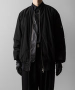 画像をギャラリービューアに読み込む, ssstein(シュタイン)のWINDPROOF NYLON OVERSIZED FLIGHT JACKET - BLACKの公式通販サイトsession福岡セレクトショップ
