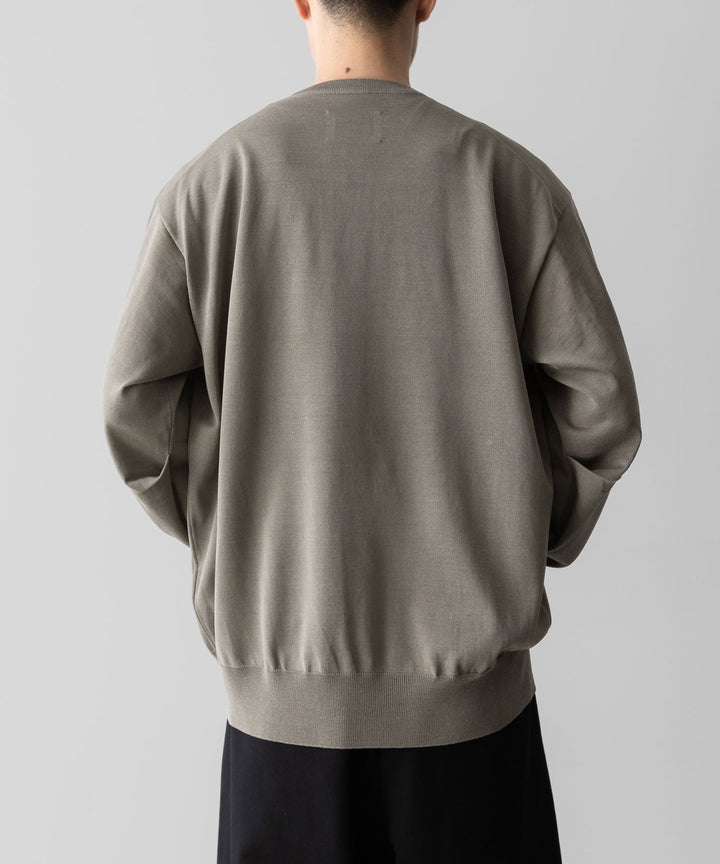 ssstein(シュタイン)のWOOL SILK KNIT TUCKED LS - GREIGEの公式通販サイトsession福岡セレクトショップ