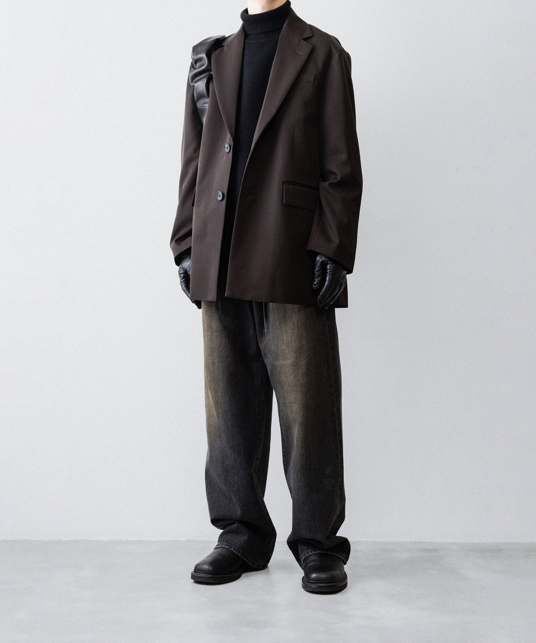 ssstein(シュタイン)のOVERSIZED SINGLE BREASTED JACKET (2/60 WOOL GABARDINE) - MILITARY KHAKIの公式通販サイトsession福岡セレクトショップ