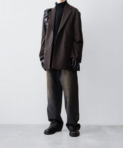 ssstein / シュタイン】OVERSIZED SINGLE BREASTED JACKET (2/60 WOOL
