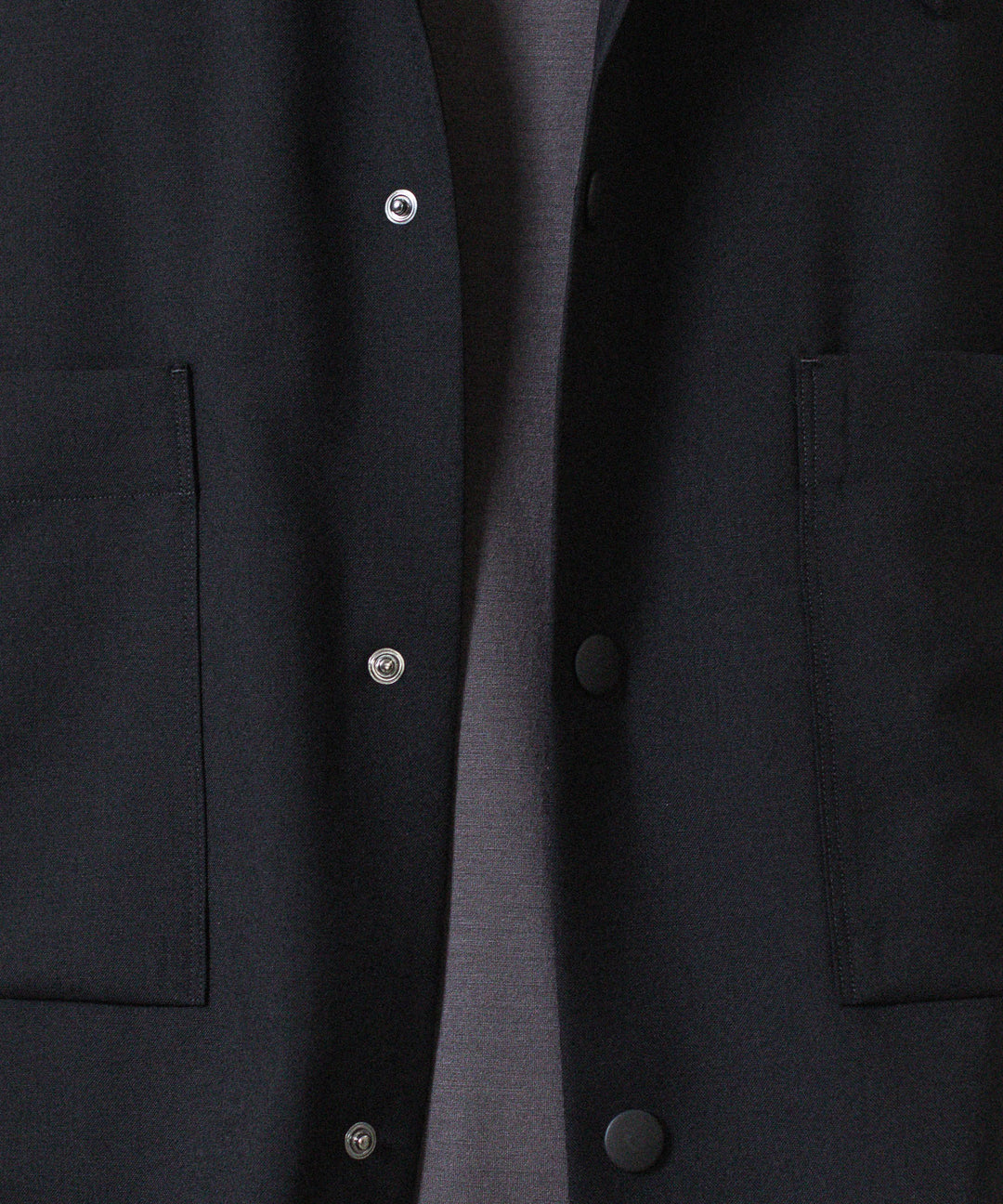 UJOH ウジョーのDRAW CORD SHIRTのBLACK 公式通販サイトsession福岡セレクトショップ