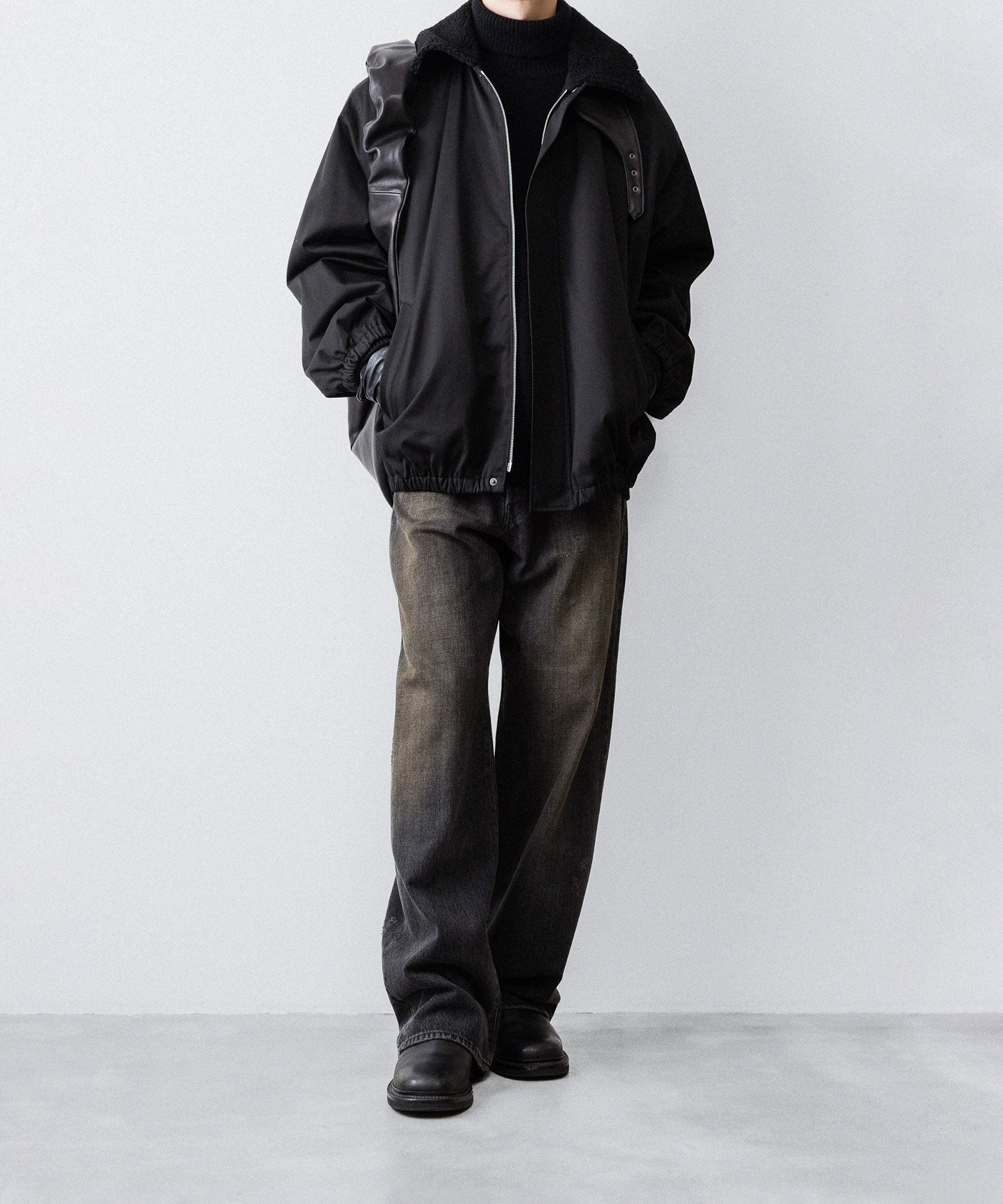 ssstein / シュタイン】EXTRA FINE WOOL WARM KNIT TURTLE NECK LS