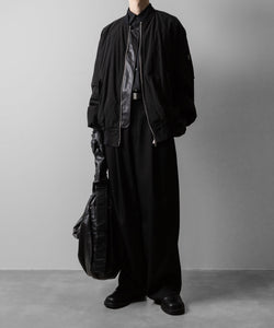 ssstein(シュタイン)のWINDPROOF NYLON OVERSIZED FLIGHT JACKET - BLACKの公式通販サイトsession福岡セレクトショップ