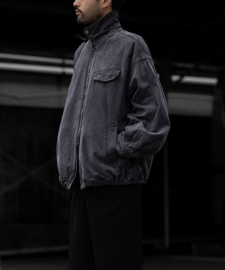 ssstein(シュタイン)のSULFUR DYED WHIP CORD VINTAGE ZIP JACKET - BLACKの公式通販サイトsession福岡セレクトショップ