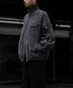 画像をギャラリービューアに読み込む, ssstein(シュタイン)のSULFUR DYED WHIP CORD VINTAGE ZIP JACKET - BLACKの公式通販サイトsession福岡セレクトショップ
