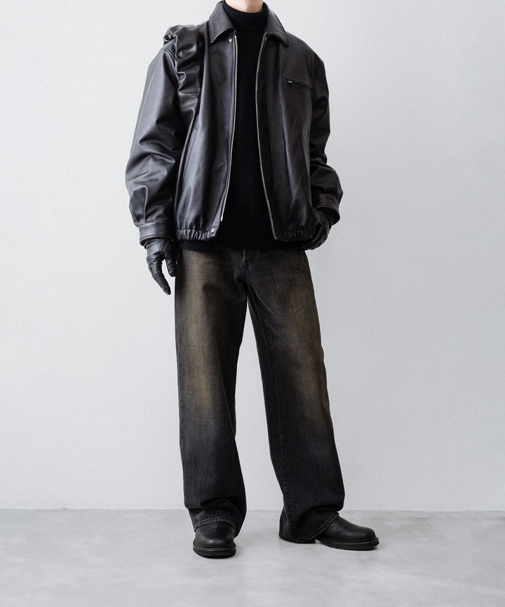 ssstein(シュタイン)のMOUTON COLLAR PADDED JACKET - BLACKの公式通販サイトsession福岡セレクトショップ