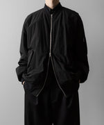 画像をギャラリービューアに読み込む, ssstein(シュタイン)のWINDPROOF NYLON OVERSIZED FLIGHT JACKET - BLACKの公式通販サイトsession福岡セレクトショップ
