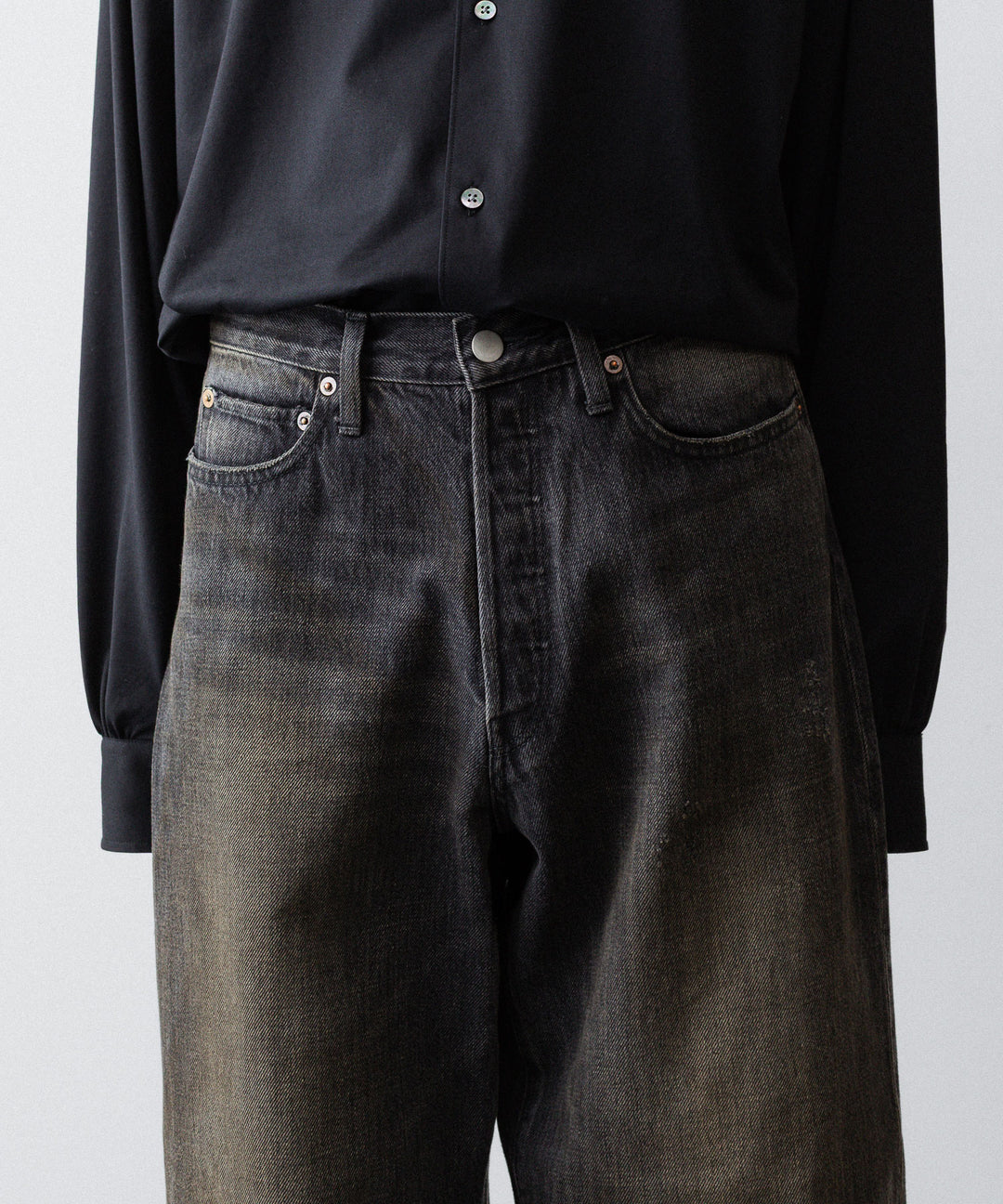 ssstein(シュタイン)のLOOSE DENIM JEANS - BLACKの公式通販サイトsession福岡セレクトショップ