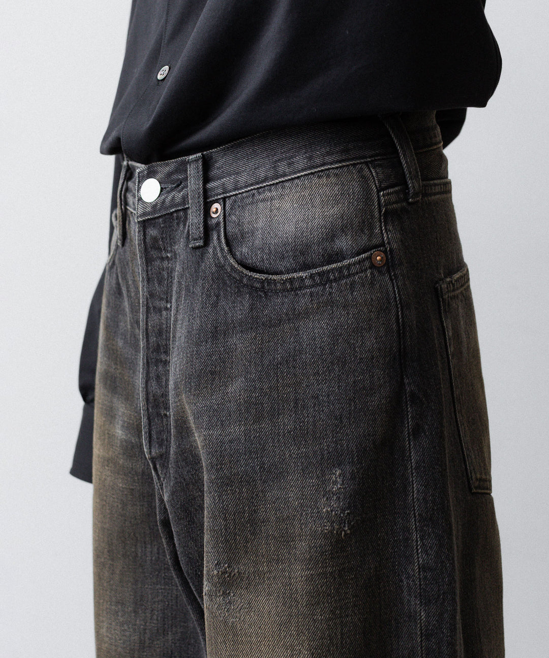 ssstein(シュタイン)のLOOSE DENIM JEANS - BLACKの公式通販サイトsession福岡セレクトショップ