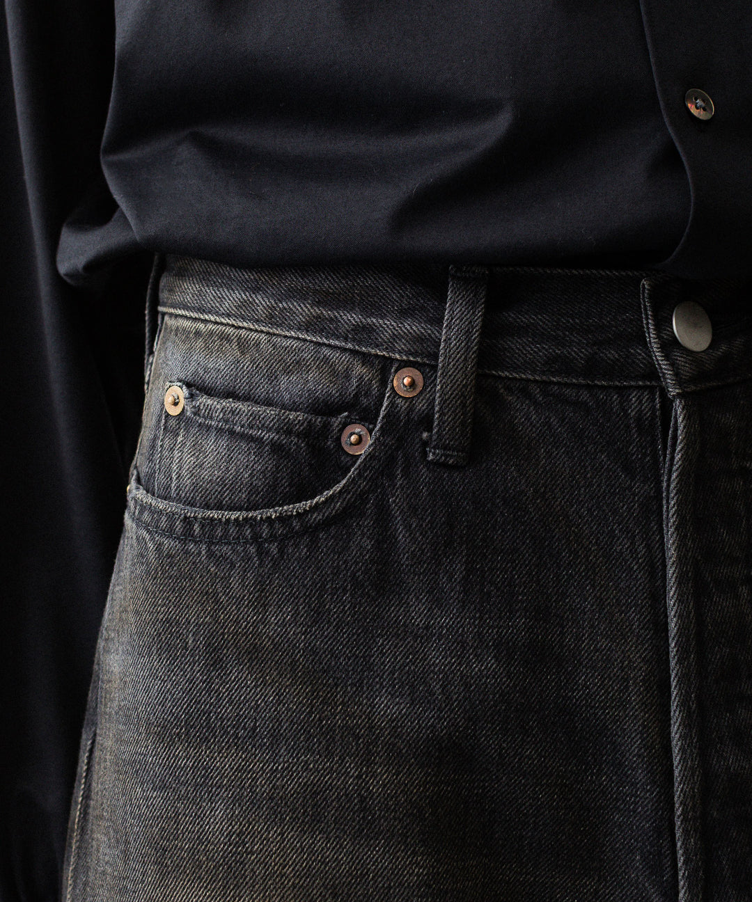 ssstein(シュタイン)のLOOSE DENIM JEANS - BLACKの公式通販サイトsession福岡セレクトショップ