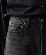画像をギャラリービューアに読み込む, ssstein(シュタイン)のLOOSE DENIM JEANS - BLACKの公式通販サイトsession福岡セレクトショップ
