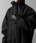 画像をギャラリービューアに読み込む, ssstein(シュタイン)のWEATHER PROTECTION HOODED JACKET - BLACKの公式通販サイトsession福岡セレクトショップ
