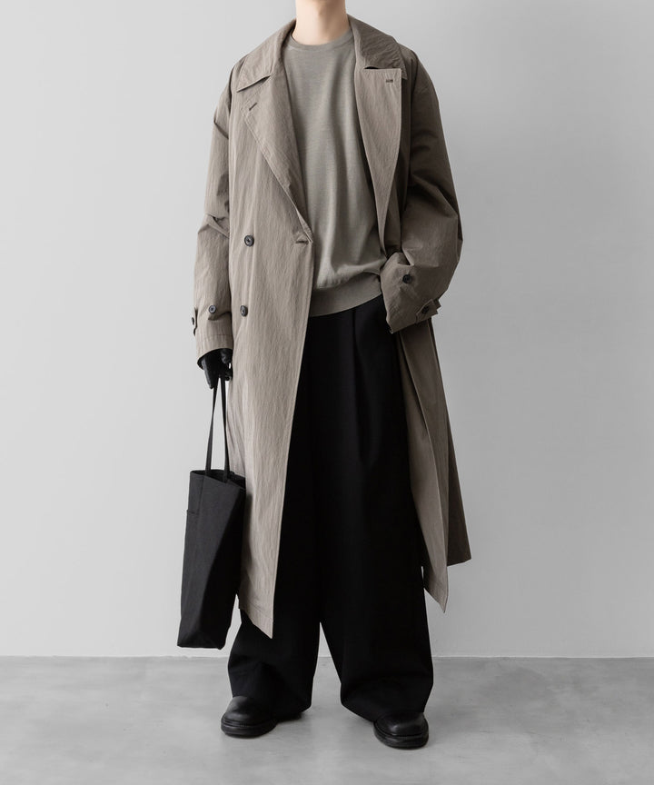 ssstein(シュタイン)のWOOL SILK KNIT TUCKED LS - GREIGEの公式通販サイトsession福岡セレクトショップ