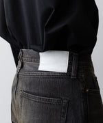 画像をギャラリービューアに読み込む, ssstein(シュタイン)のLOOSE DENIM JEANS - BLACKの公式通販サイトsession福岡セレクトショップ
