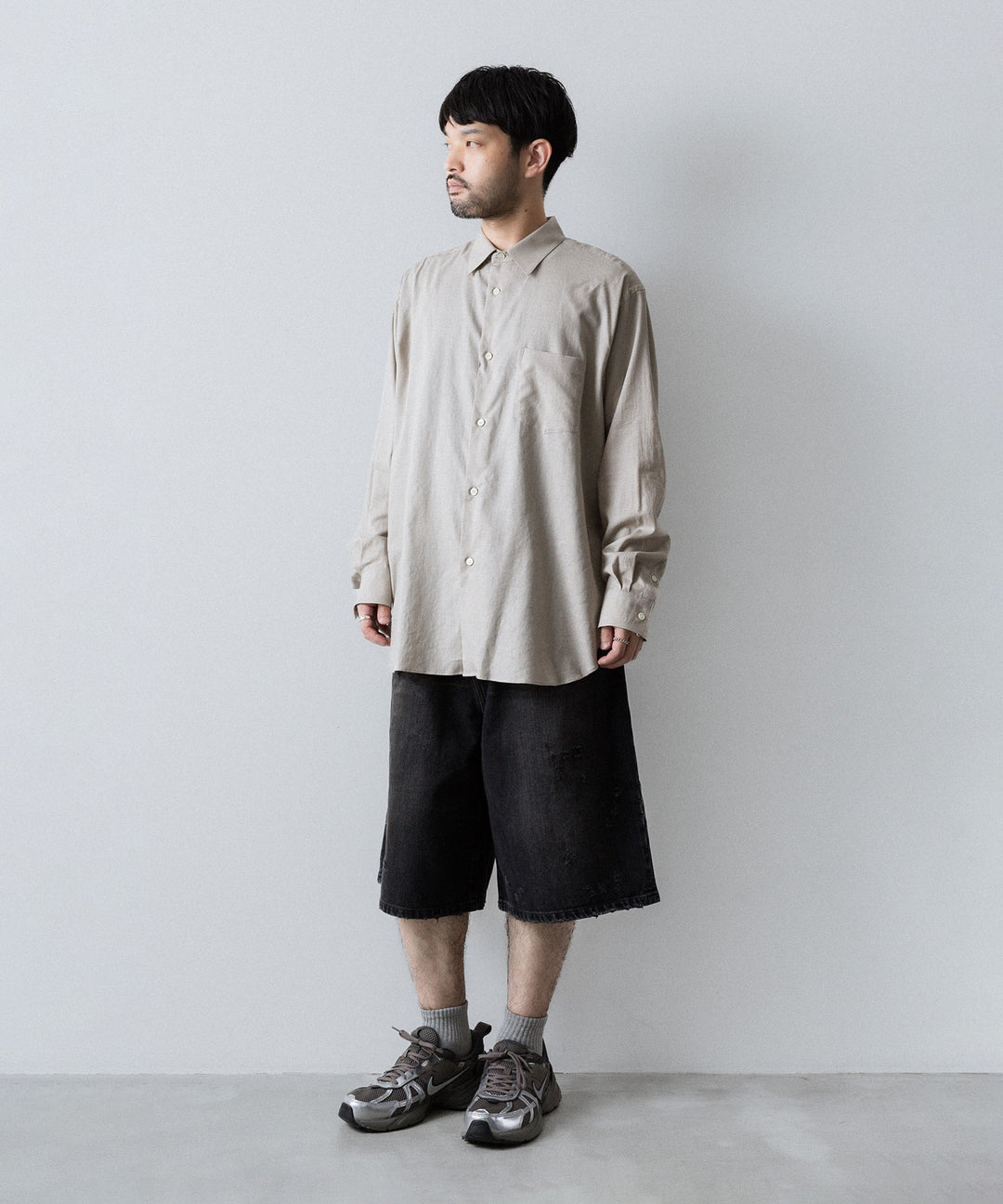 ssstein(シュタイン)のBAGGY DENIM SHORTS - BLACKの公式通販サイトsession福岡セレクトショップ
