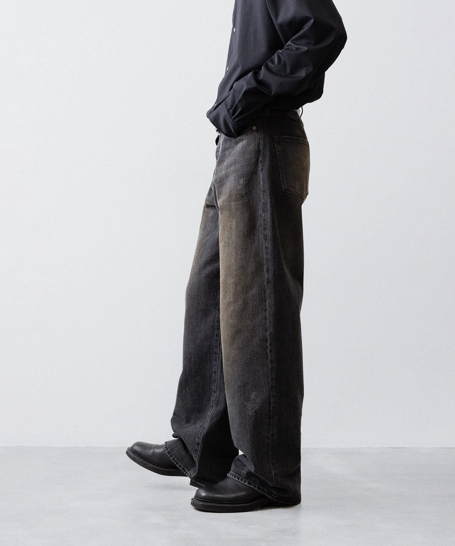 ssstein / シュタイン】LOOSE DENIM JEANS - BLACK | 公式通販サイト
