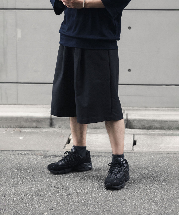 ssstein(シュタイン)のDOUBLE WEAVE COTTON SHORTS - BLACKの公式通販サイトsession福岡セレクトショップ