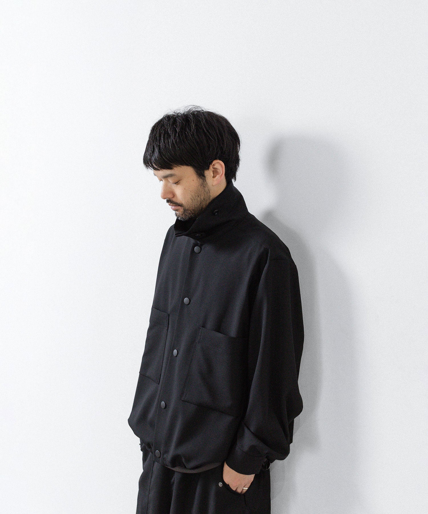 UJOH】DRAW CORD SHIRT - BLACK | 公式通販サイト session(セッション)