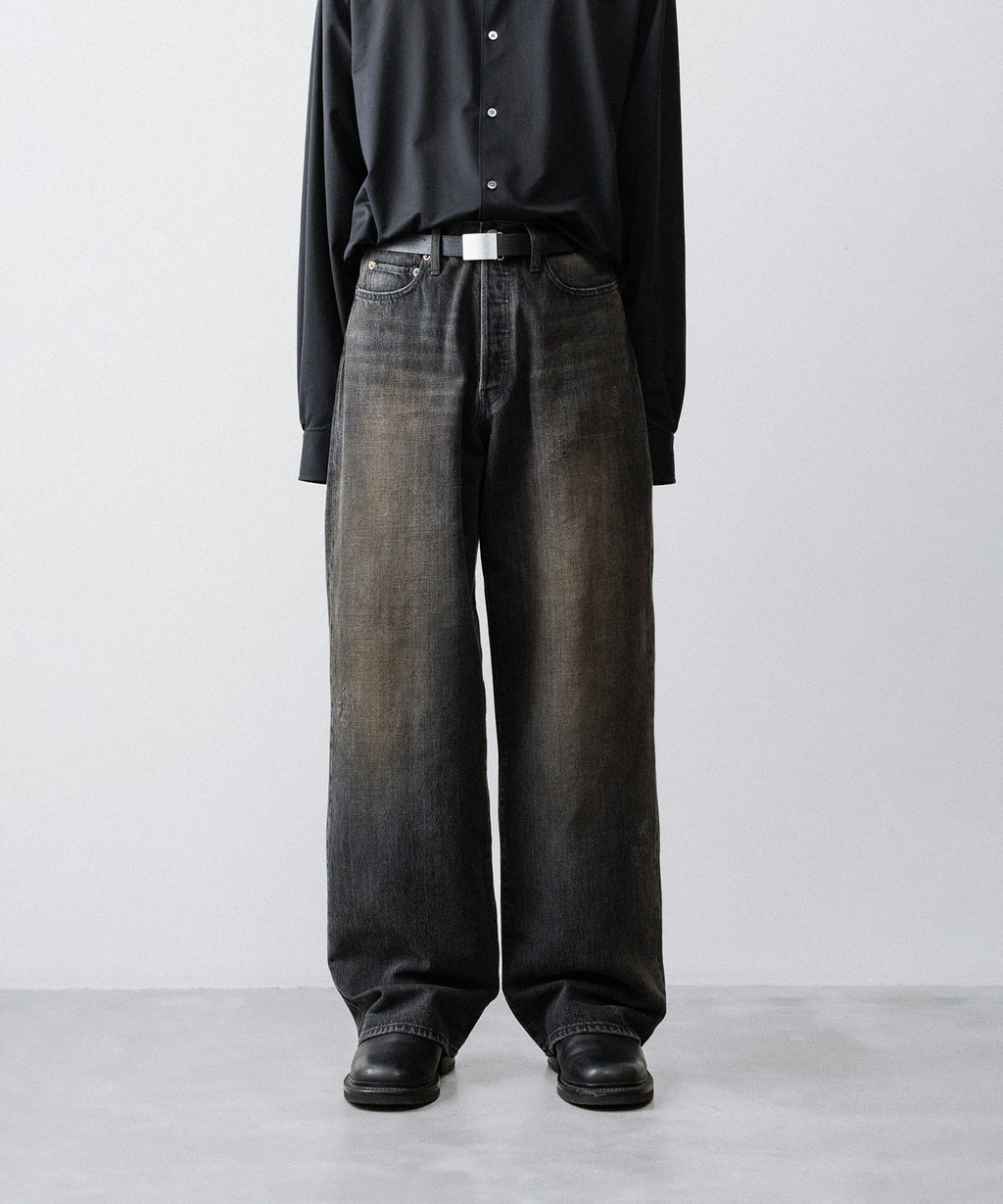 ssstein(シュタイン)のLOOSE DENIM JEANS - BLACKの公式通販サイトsession福岡セレクトショップ
