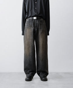 stein ssstein loose denim jeans ブラック　M ssstein / シュタイン】LOOSE DENIM JEANS - BLACK | 公式通販サイト