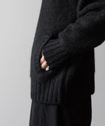 画像をギャラリービューアに読み込む, Exclusive【 VEIN 】SHAGGY KNIT DRIVERS JACKET - BLACK
