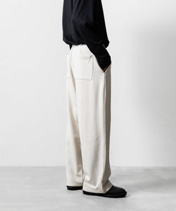 KANEMASA PHIL.】28G CUPRO EASY PANTS - WHITE | 公式通販サイト