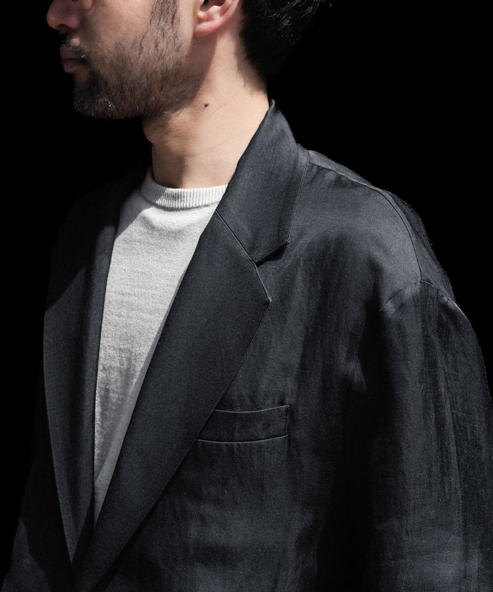 ssstein(シュタイン)のVIS/LI BRIGHT TWILL SINGLE BREASTED JACKET - DARK CHARCOALの公式通販サイトsession福岡セレクトショップ
