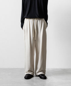 KANEMASA PHIL.】28G CUPRO EASY PANTS - WHITE | 公式通販サイト
