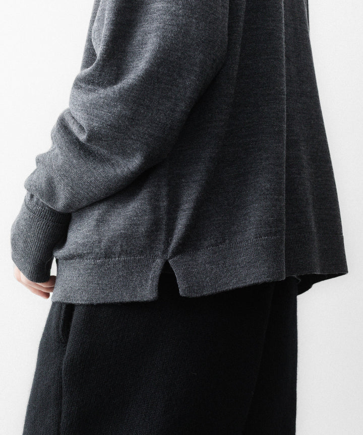 MAYKAM メイカムのSTRUCTURE CARDIGANのSTONE GREY 公式通販サイトsession福岡セレクトショップ