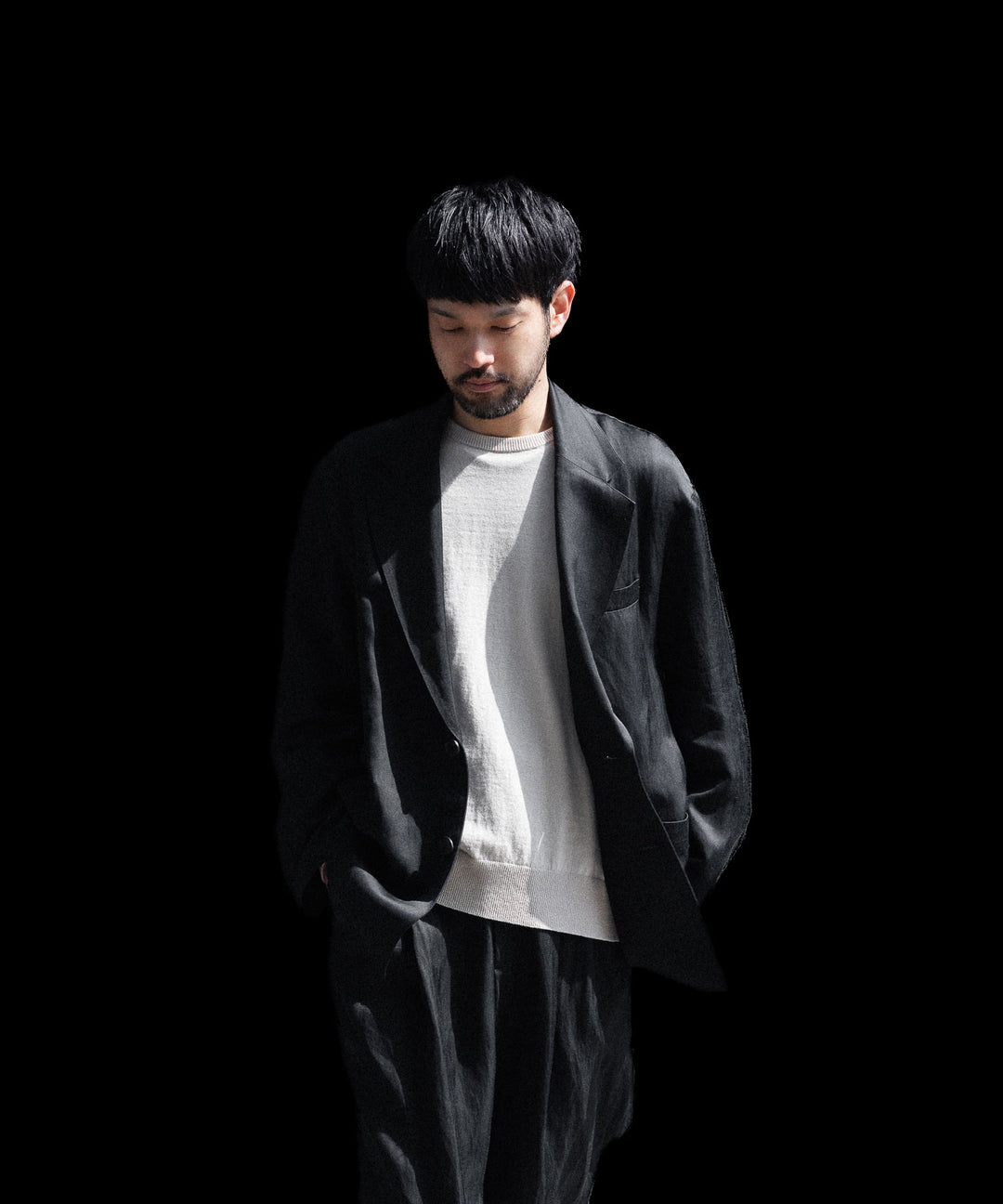 ssstein(シュタイン)のVIS/LI BRIGHT TWILL SINGLE BREASTED JACKET - DARK CHARCOALの公式通販サイトsession福岡セレクトショップ