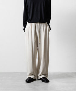 KANEMASA PHIL.】28G CUPRO EASY PANTS - WHITE | 公式通販サイト