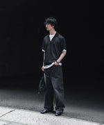 画像をギャラリービューアに読み込む, ssstein(シュタイン)のPE/RAMIE KNIT SS SKIPPER - BLACKの公式通販サイトsession福岡セレクトショップ
