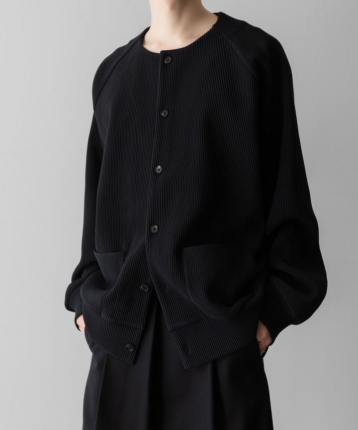ssstein(シュタイン)のGRADATION PLEATS CARDIGAN - BLACKの公式通販サイトsession福岡セレクトショップ