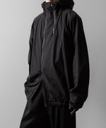 画像をギャラリービューアに読み込む, ssstein(シュタイン)のWEATHER PROTECTION HOODED JACKET - BLACKの公式通販サイトsession福岡セレクトショップ
