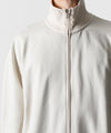 【KANEMASA PHIL.】28G CUPRO ZIP SWEAT - WHITE