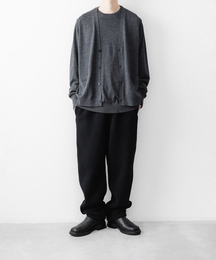 MAYKAM メイカムのSTRUCTURE CARDIGANのSTONE GREY 公式通販サイトsession福岡セレクトショップ