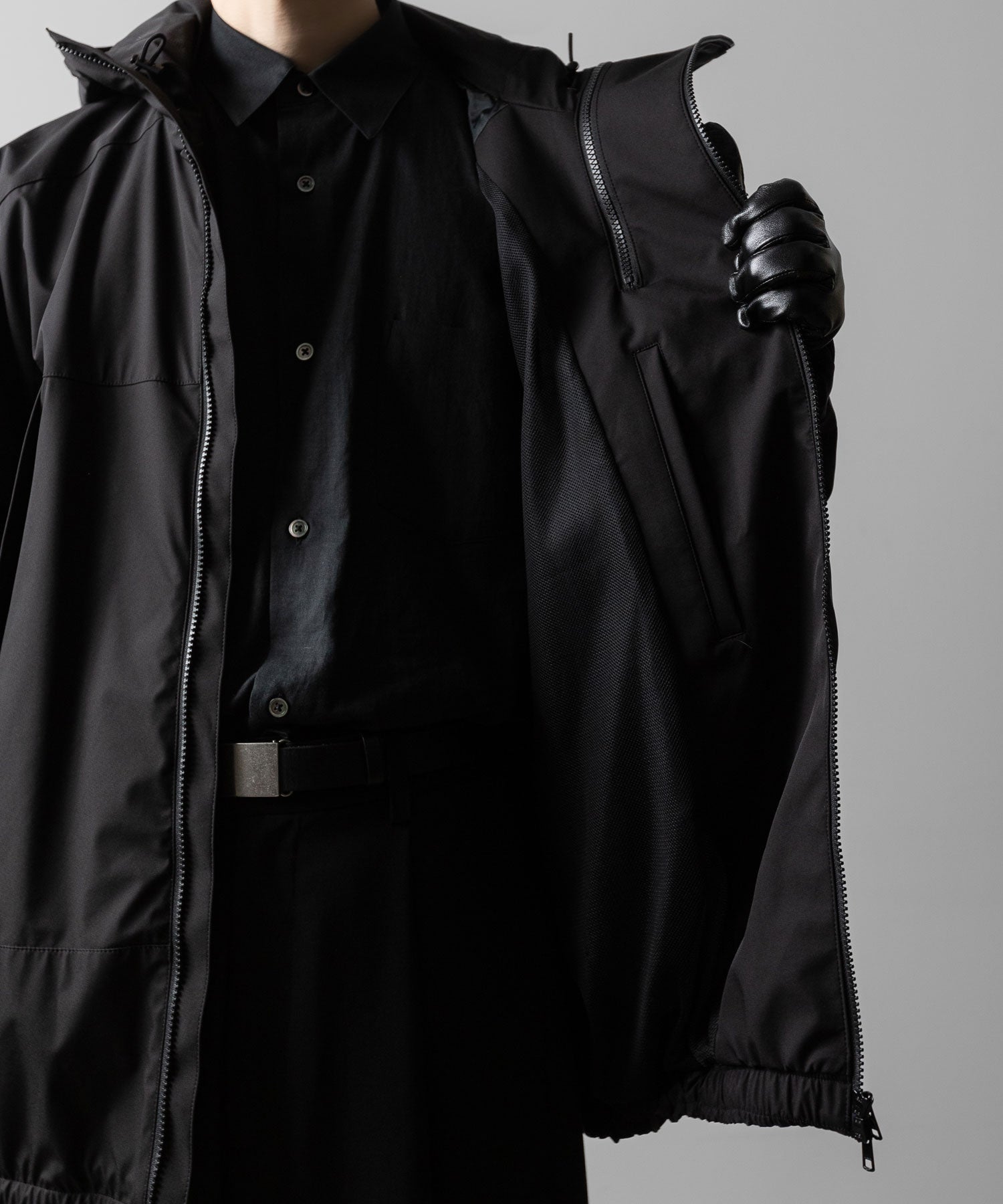 ssstein(シュタイン)のWEATHER PROTECTION HOODED JACKET - BLACKの公式通販サイトsession福岡セレクトショップ