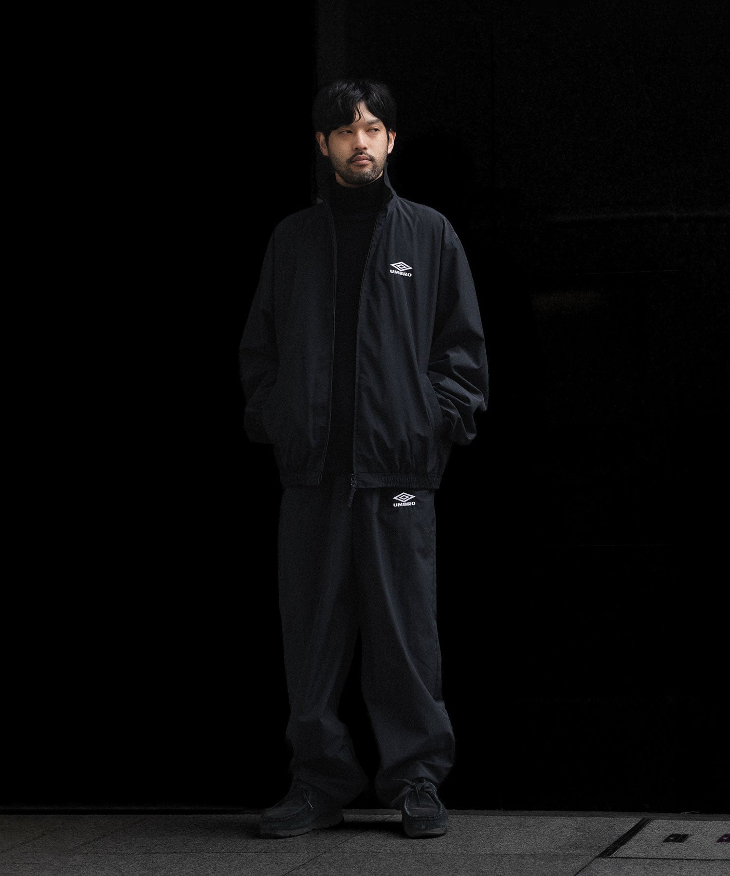 ssstein × UMBRO】CO/NY POPLIN TRACK TROUSERS - BLACK | 公式通販
