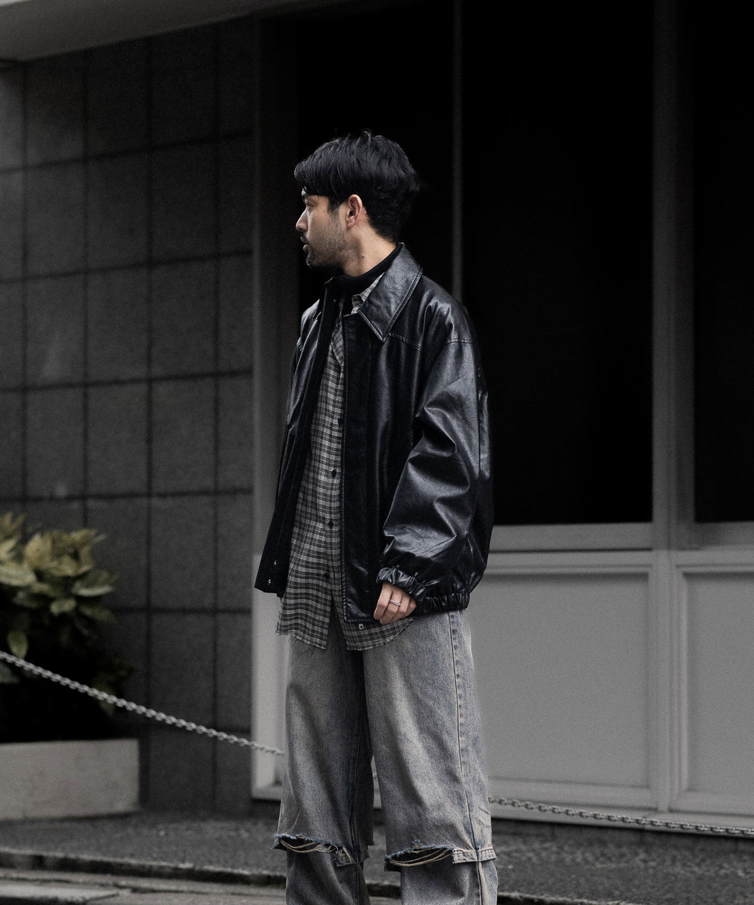 CODA -コーダのBLACK SYNTHETIC LEATHER CLUB JACKETのBLACK公式通販サイトsession福岡セレクトショップ