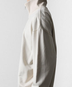 KANEMASA PHIL.】28G CUPRO ZIP SWEAT - WHITE | 公式通販サイト 