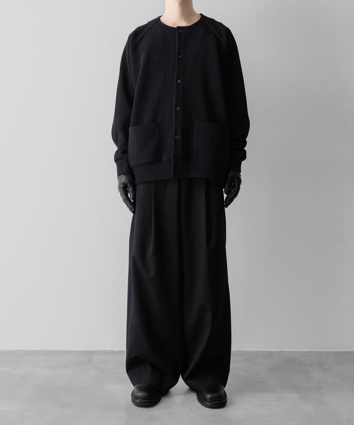 ssstein(シュタイン)のGRADATION PLEATS CARDIGAN - BLACKの公式通販サイトsession福岡セレクトショップ